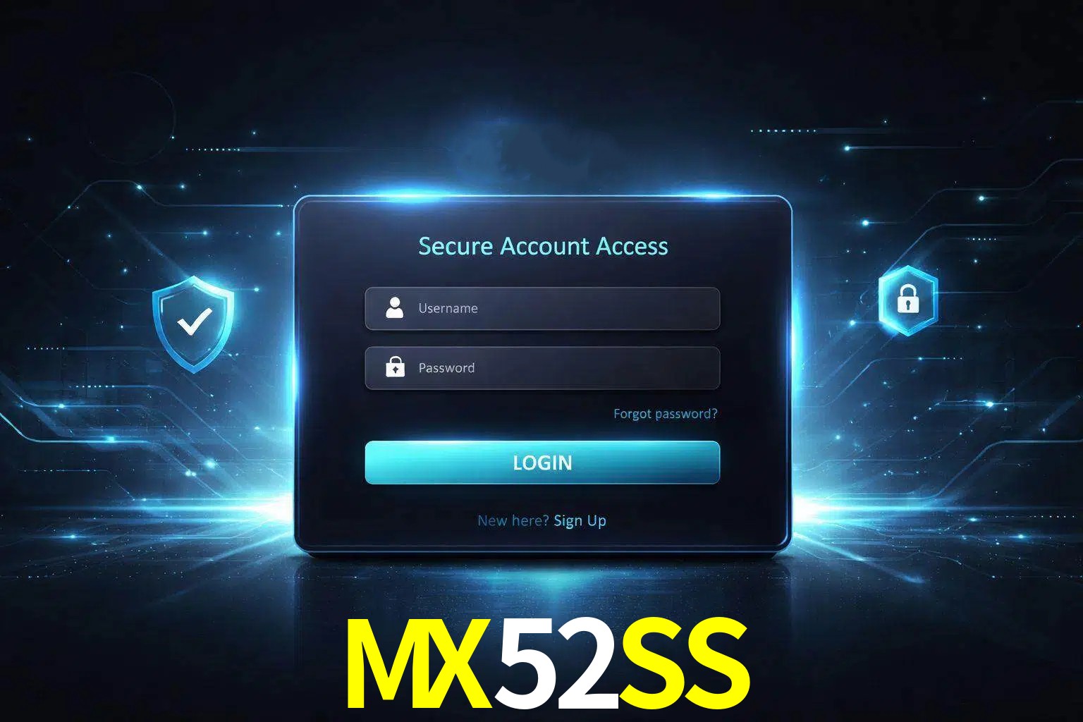 Pantalla de inicio de sesión de cuenta MX52SS para usuarios en México